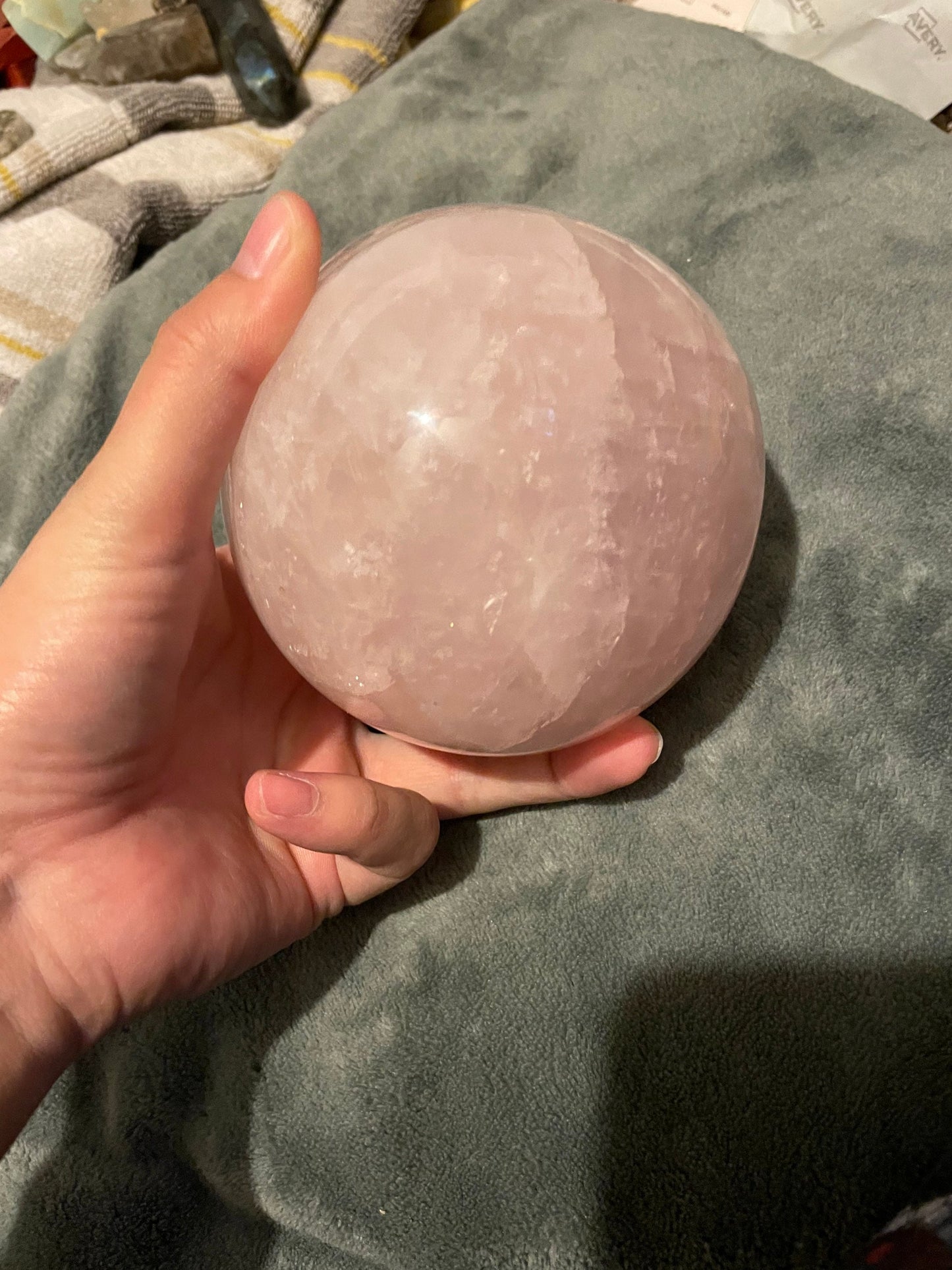 XL Rose Quartz sphere