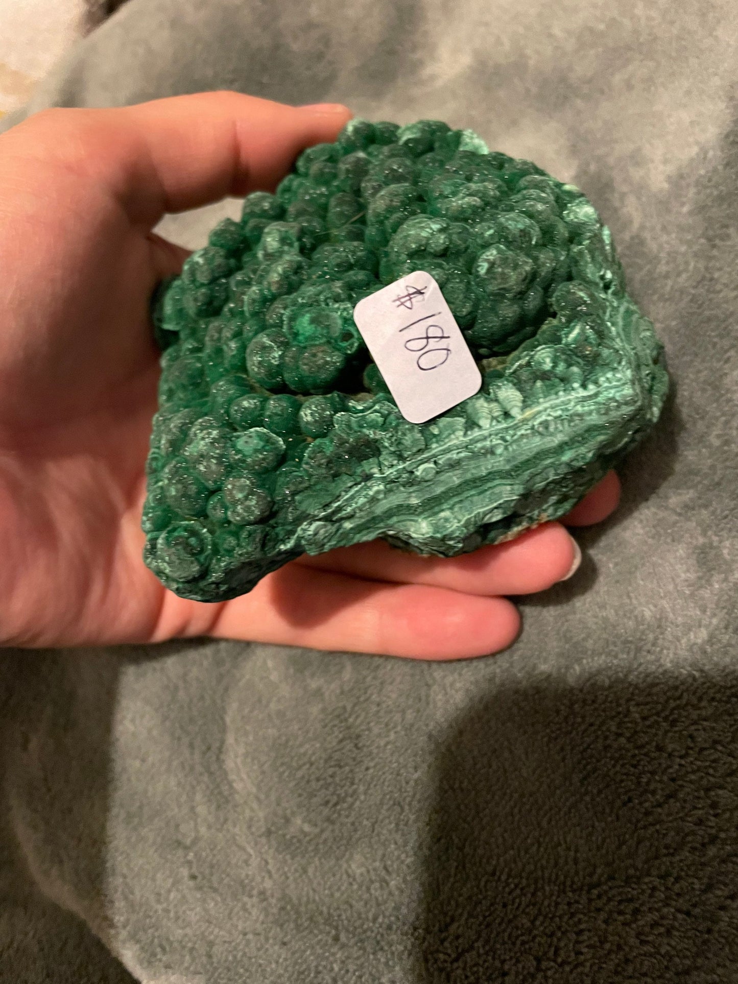 Large Raw Malachite