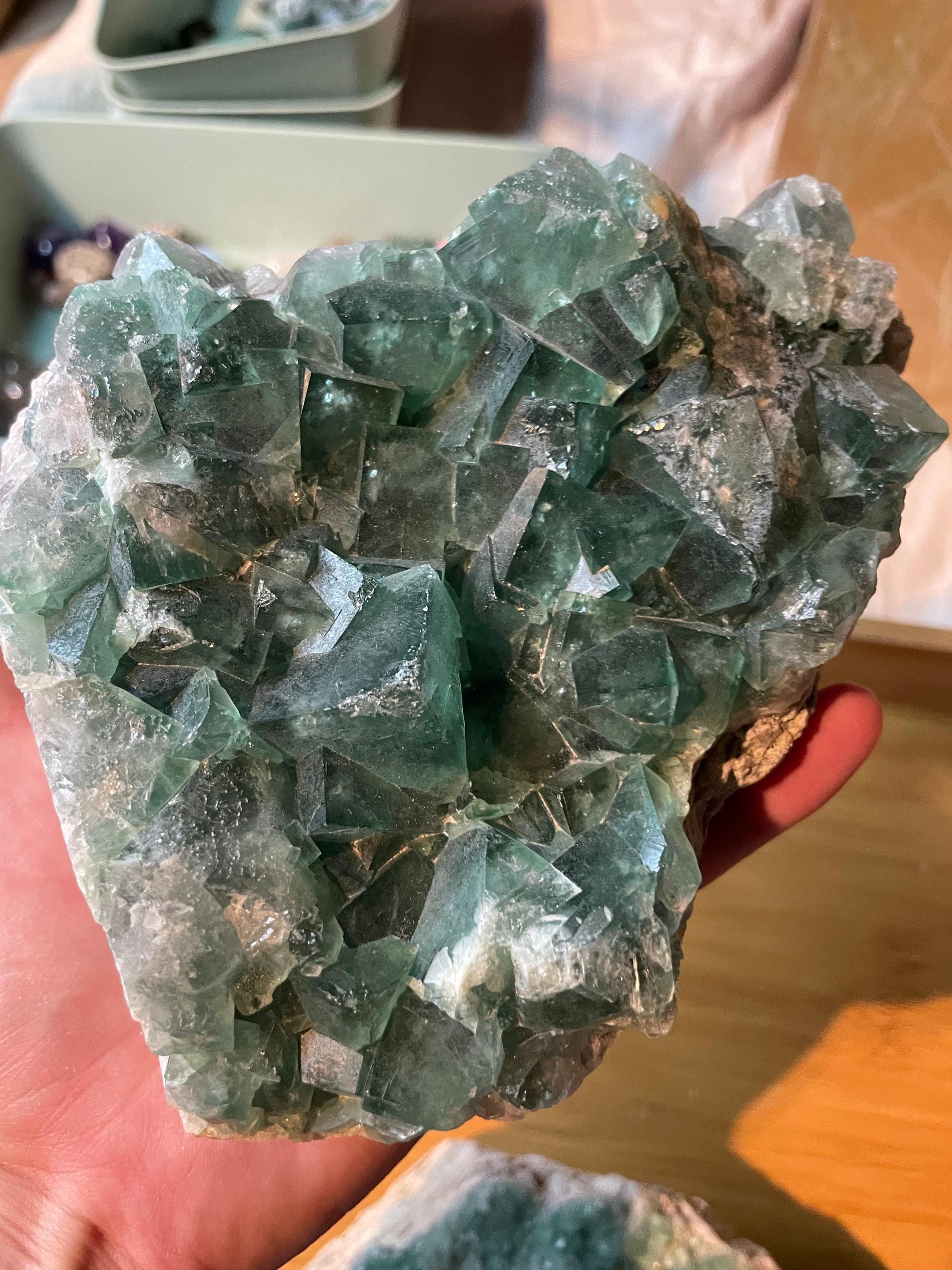 Raw Fluorite Clusters