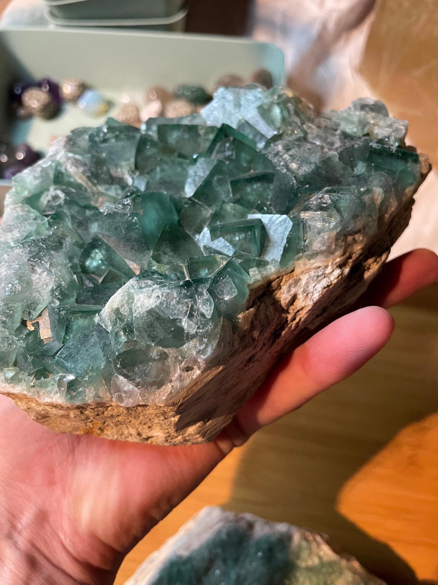 Raw Fluorite Clusters