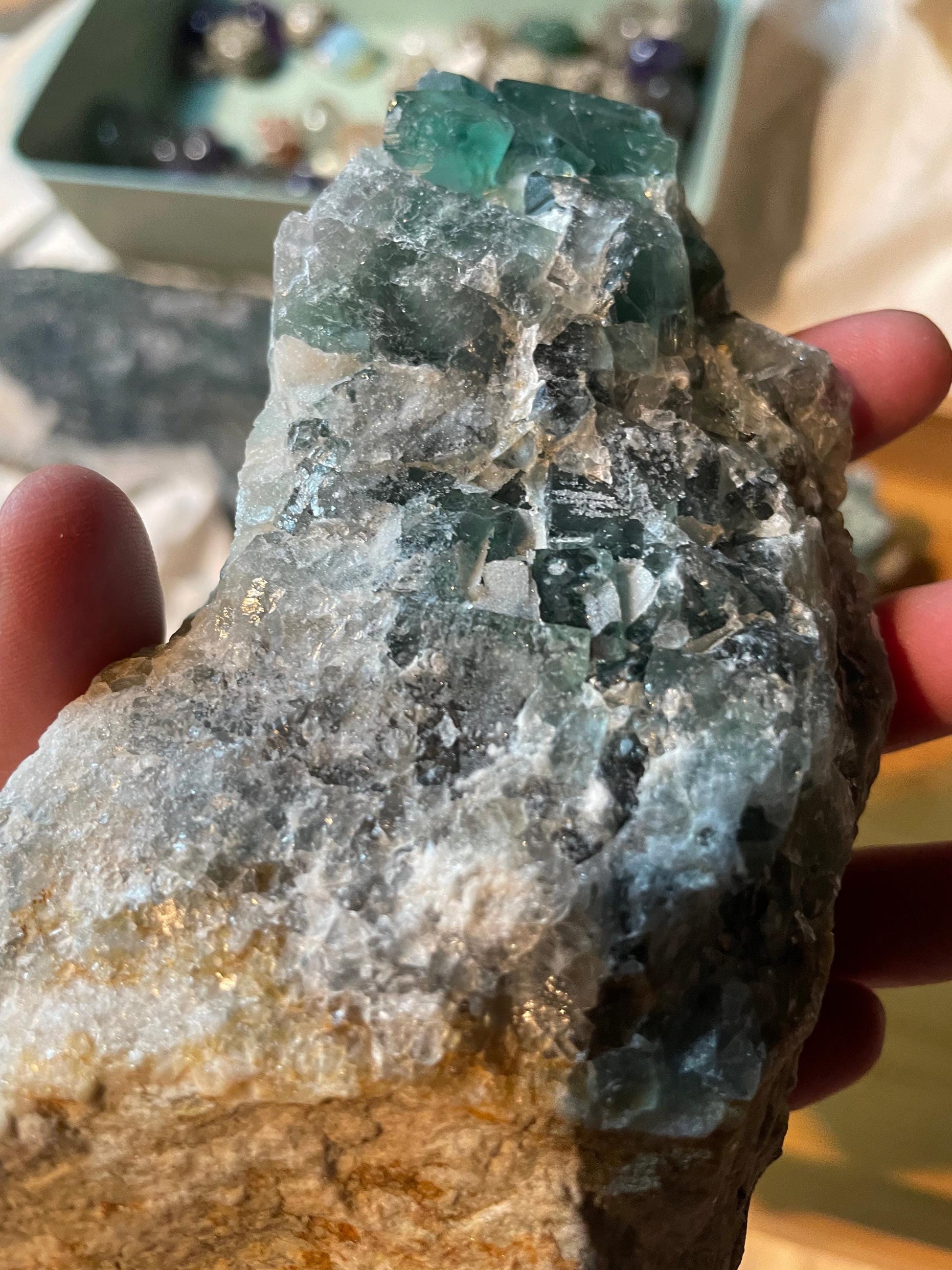 Raw Fluorite Clusters