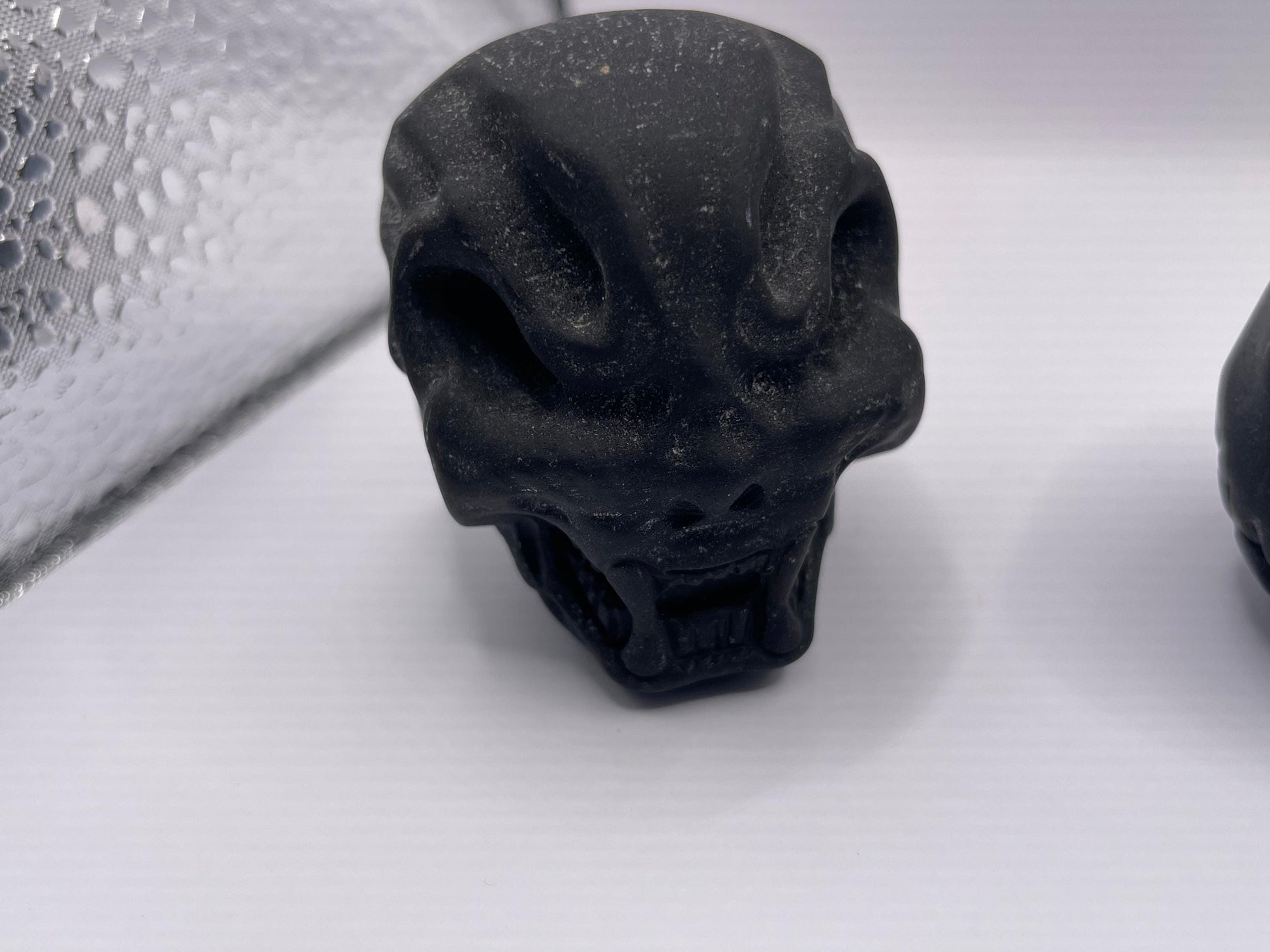 Halloween Obsidian and yooperlite carvings