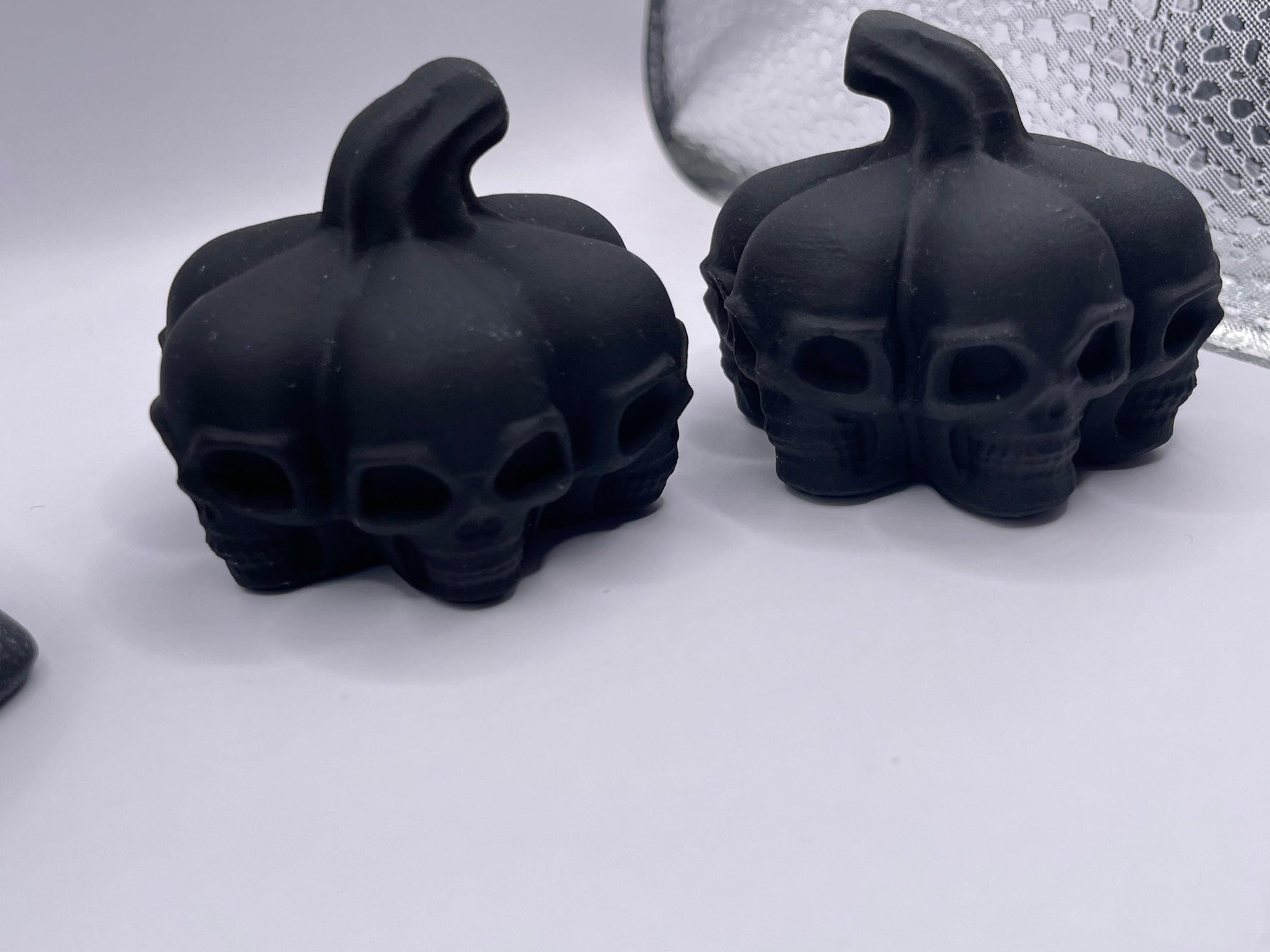 Halloween Obsidian and yooperlite carvings