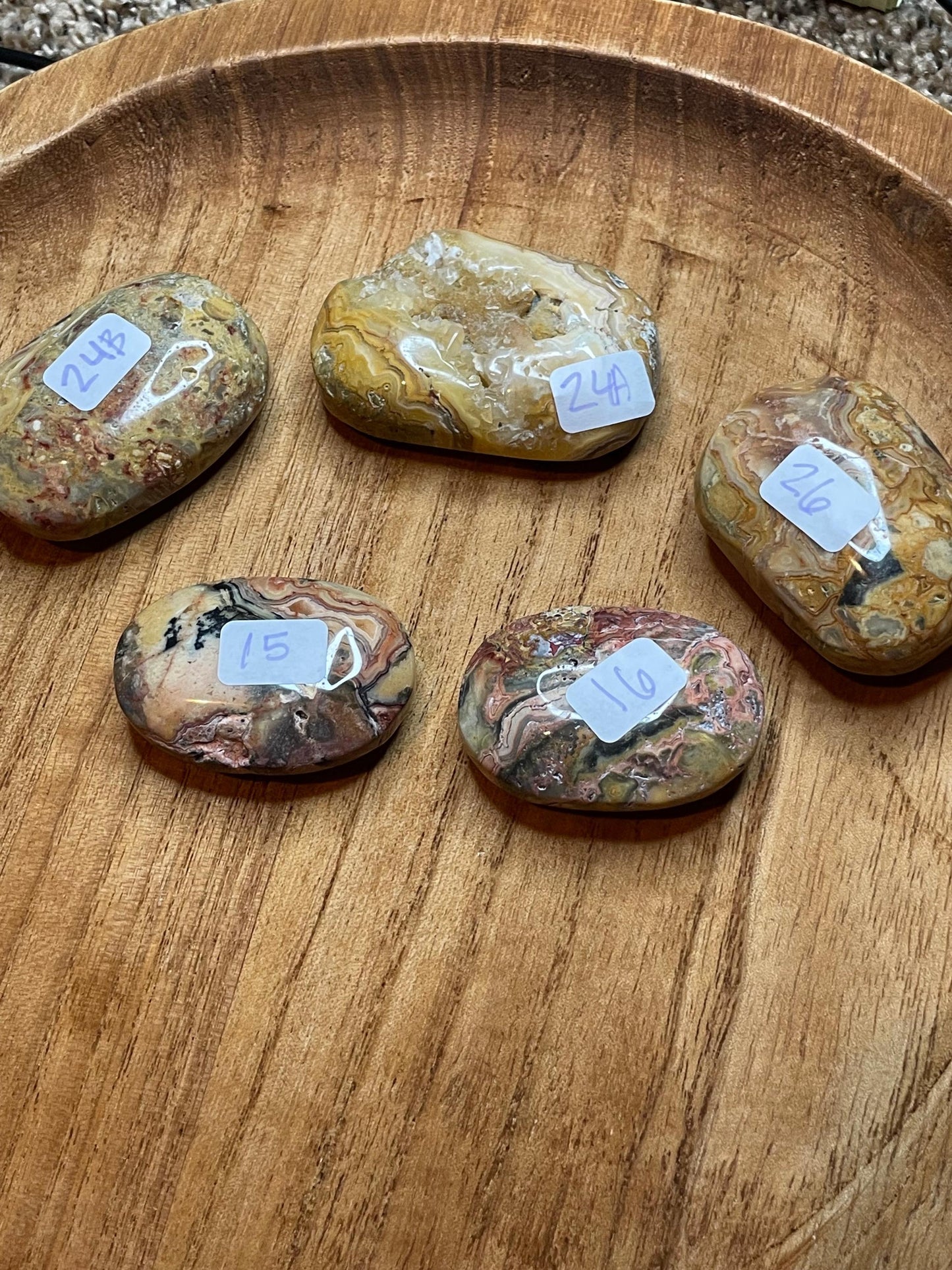 Crazy Lace Agate Palmstones