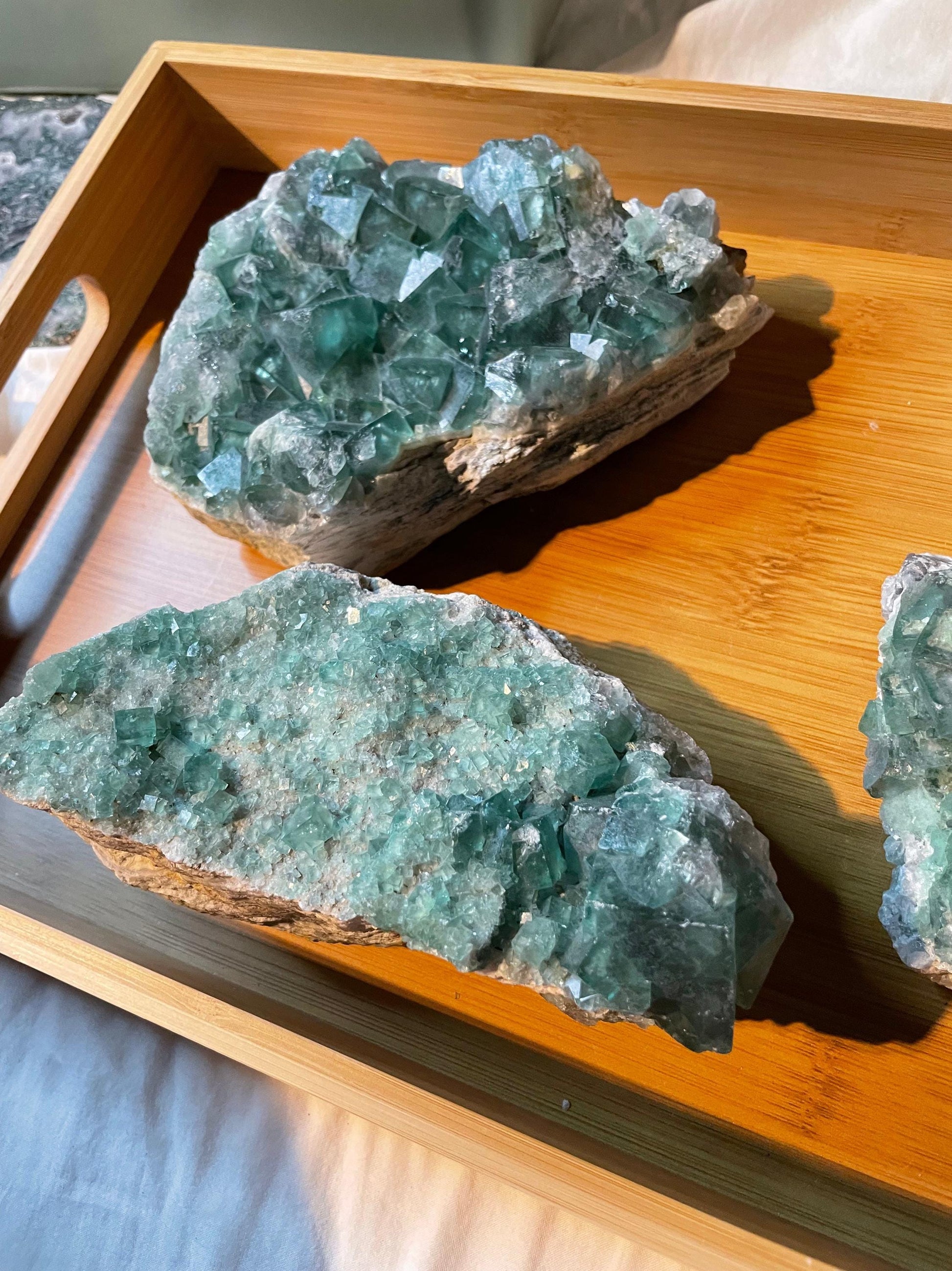 Raw Fluorite Clusters