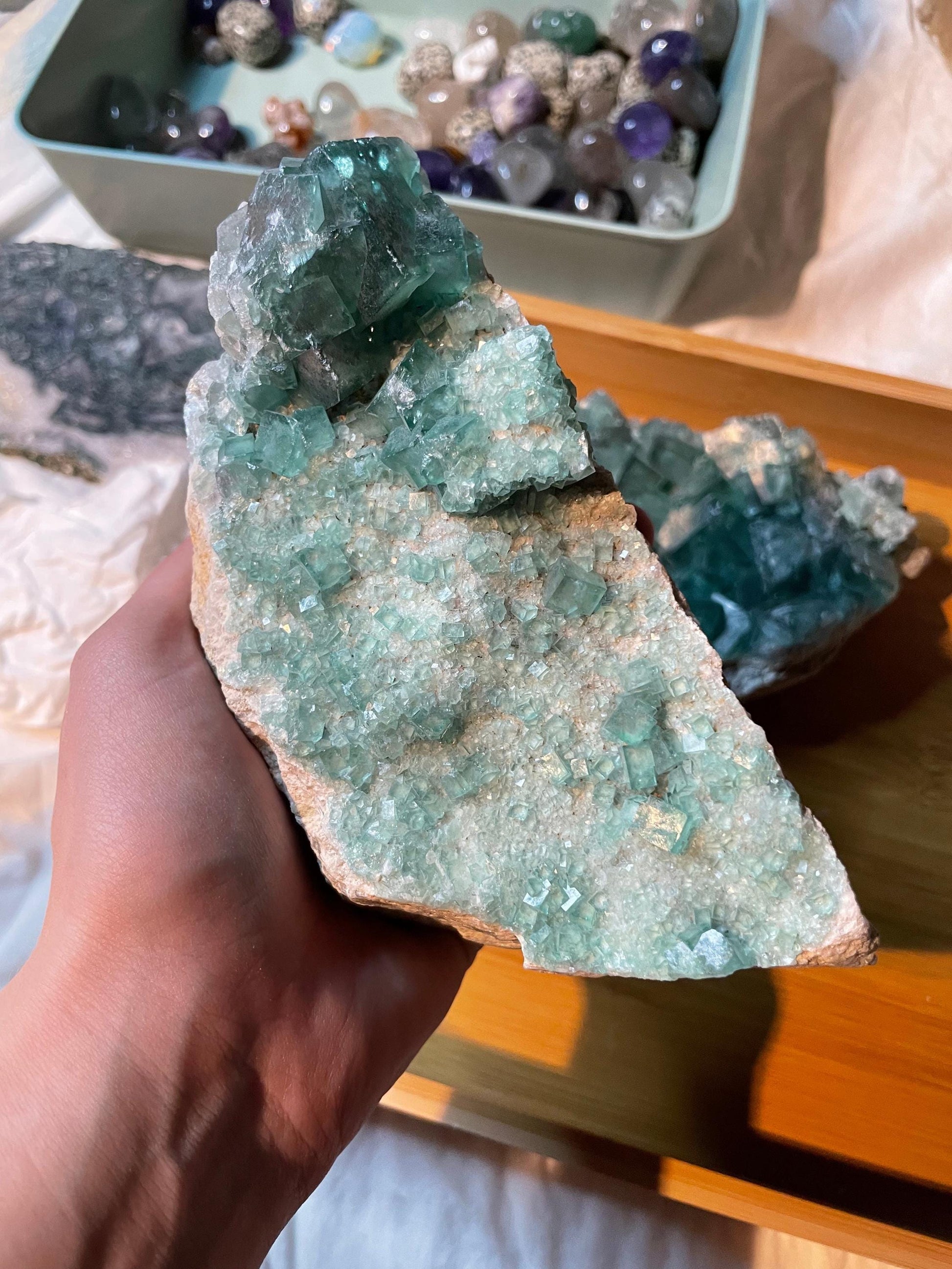 Raw Fluorite Clusters