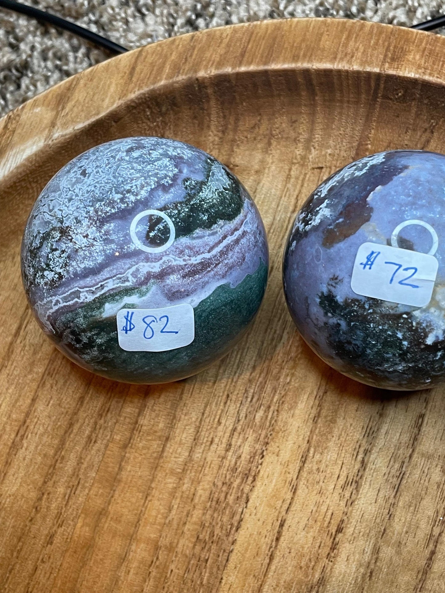 Ocean Jasper Spheres