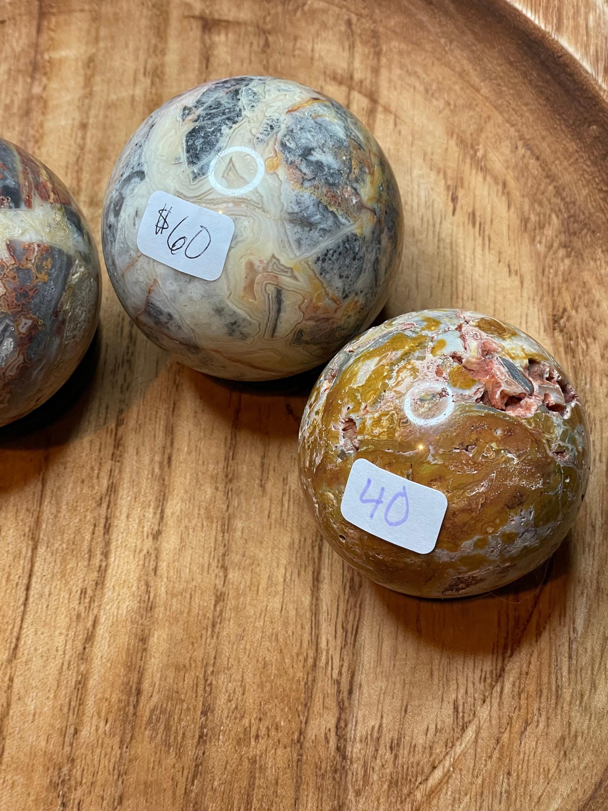 Crazy Agate Spheres