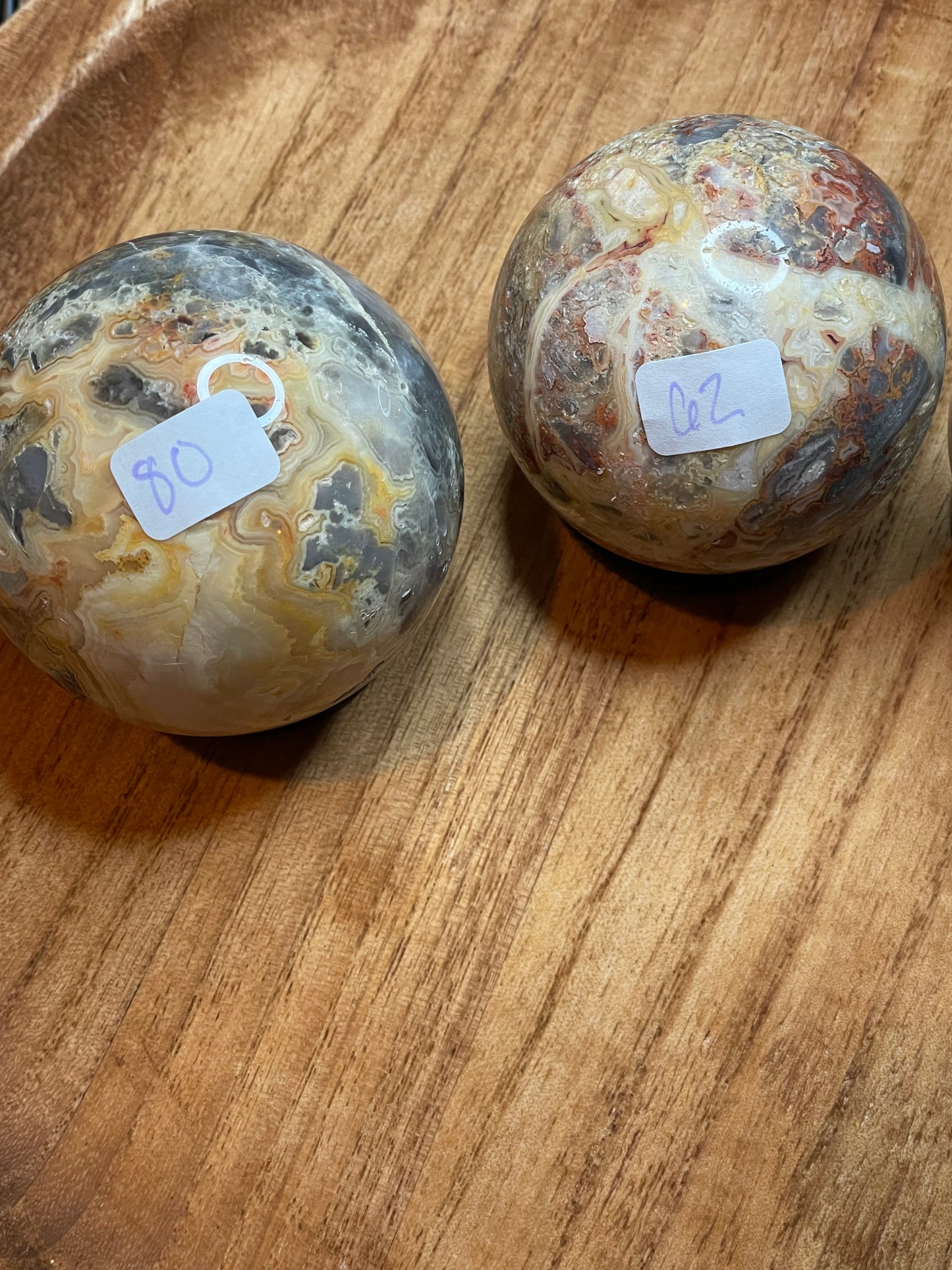 Crazy Agate Spheres