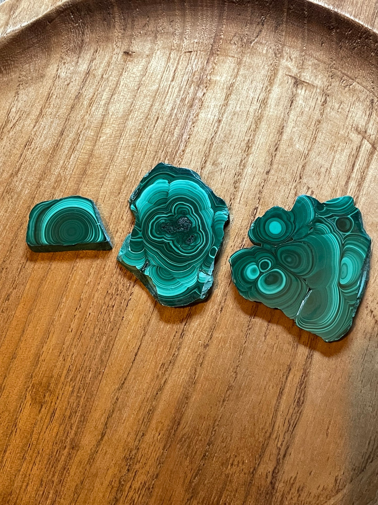 Small Malachite Slabs