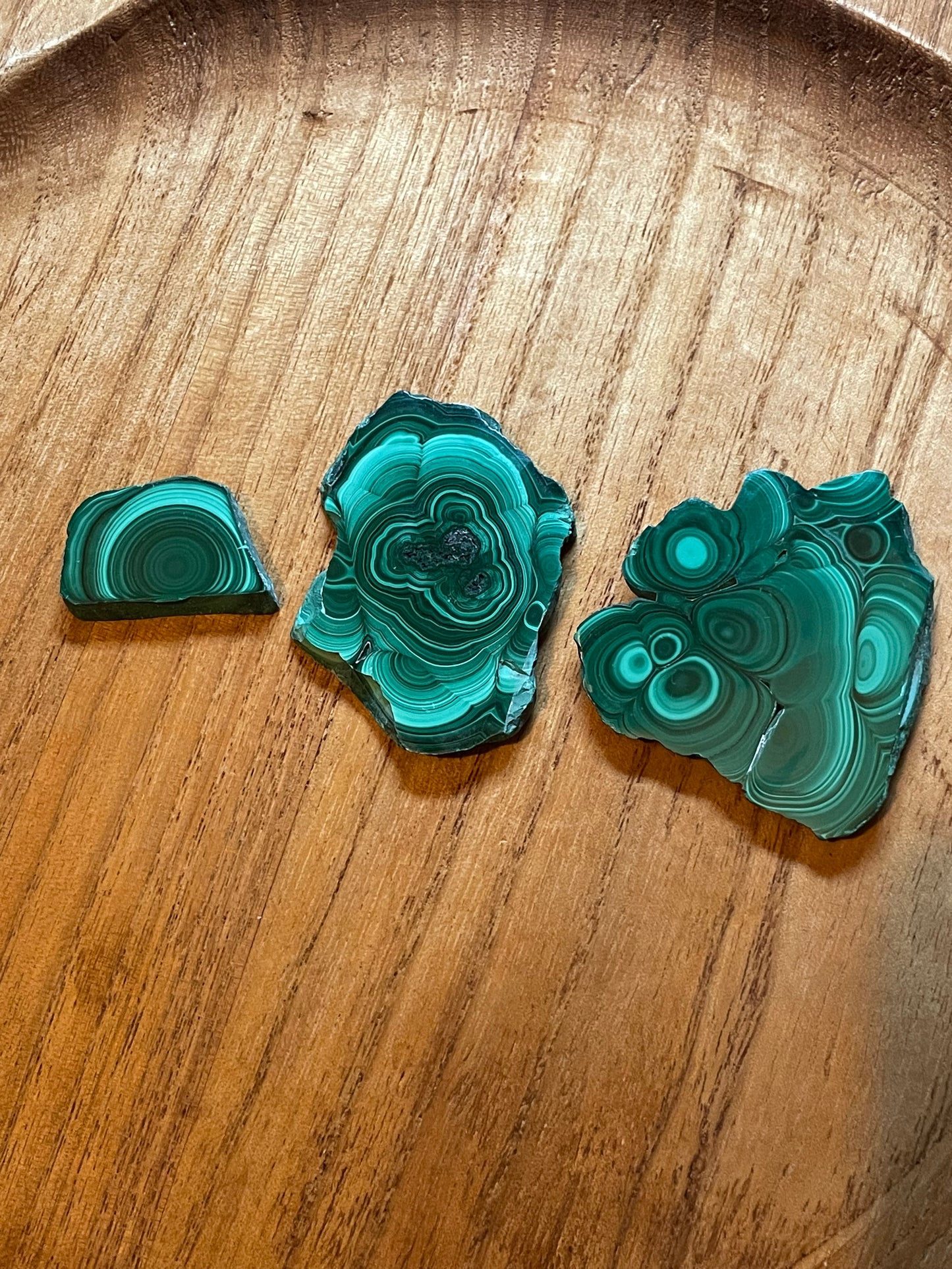 Small Malachite Slabs