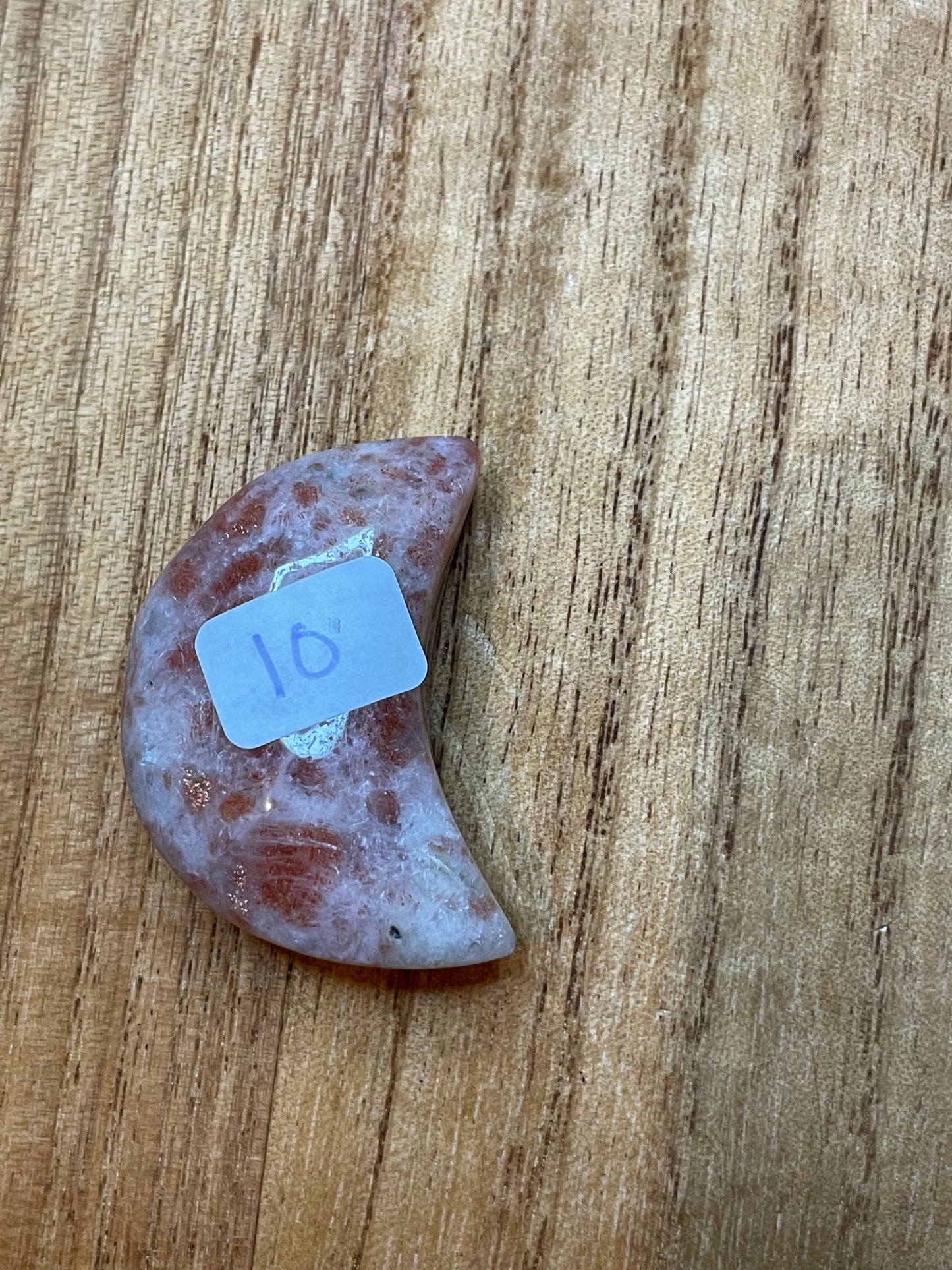 Mini sunstone moon carving