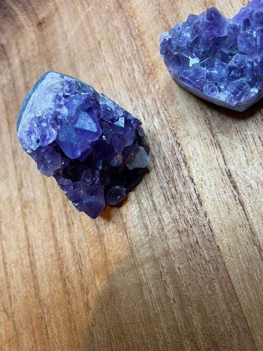 Amethyst clusters