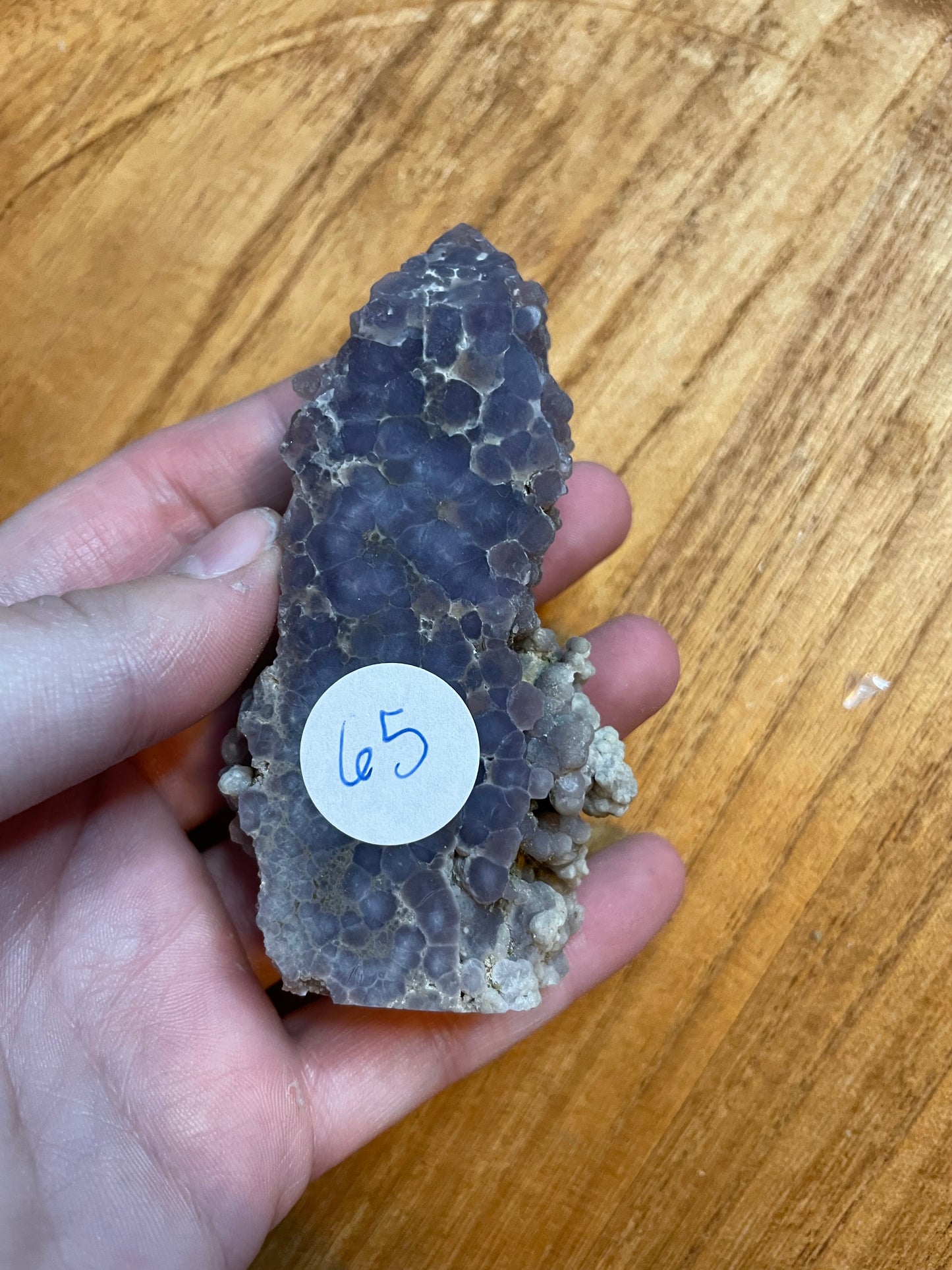 Grape Agate points/half cluster