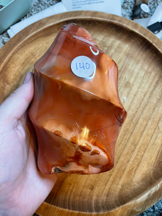 Large Carnelian Flame