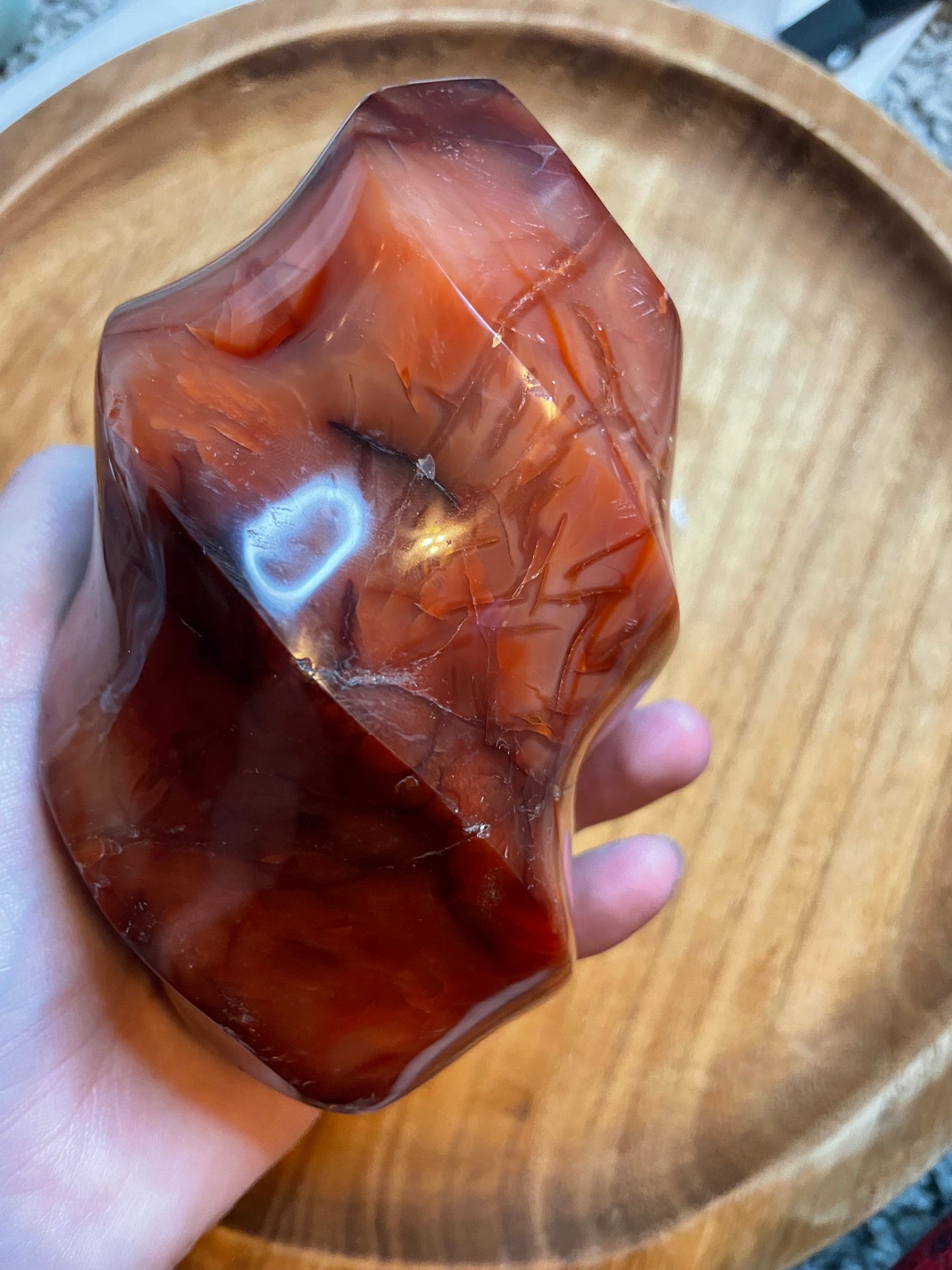 Large Carnelian Flame