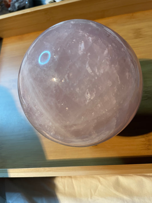 XL Rose Quartz sphere